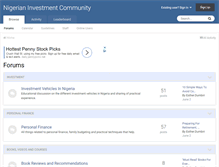 Tablet Screenshot of investmentng.com